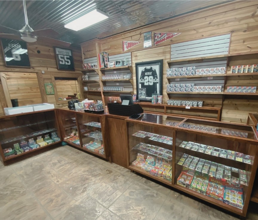 Inside Pack Titans card shop